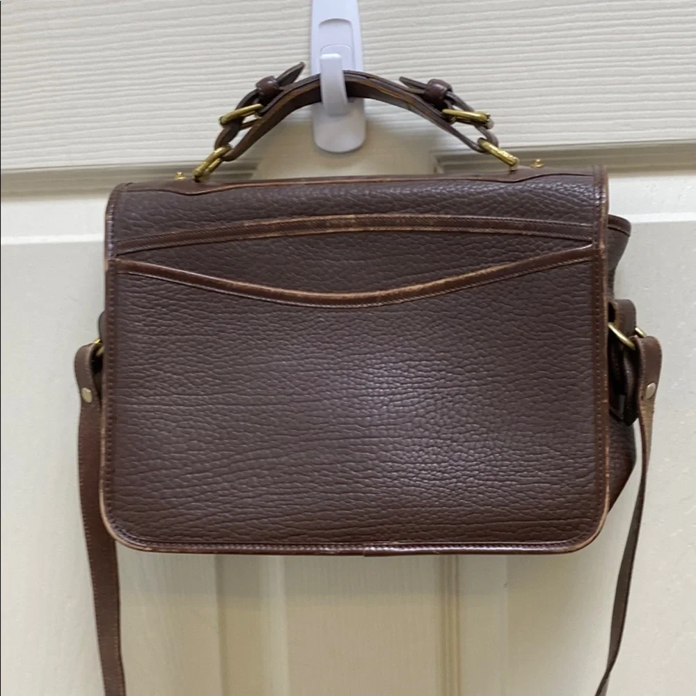 Classic Dooney & Bourke Brown Leather Bag - Picture 3 of 13
